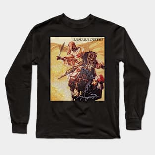 Sahara Desert - Thundering Hooves (Unique Art) Long Sleeve T-Shirt